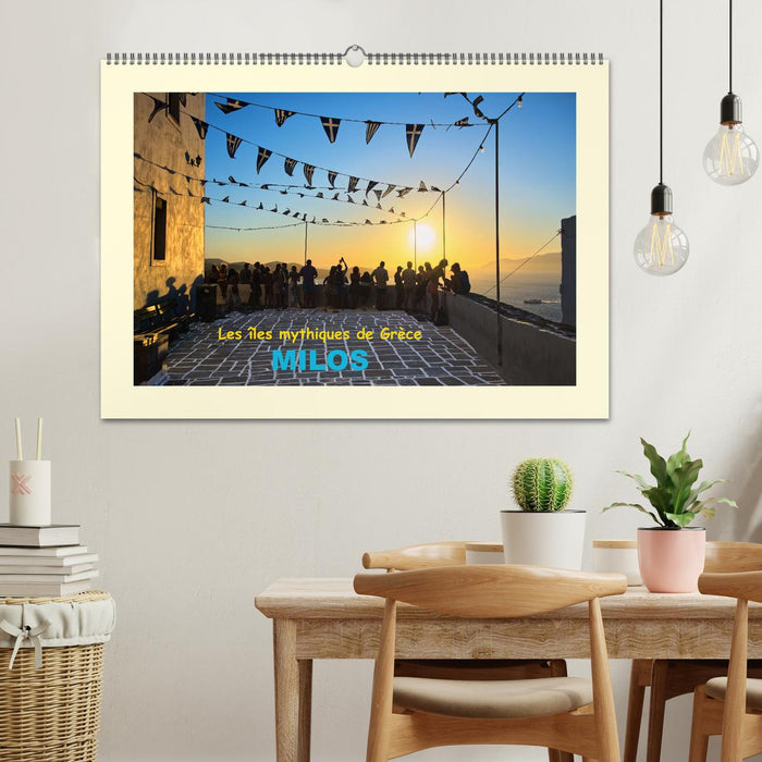 Les îles mythiques de Grèce - MILOS (CALVENDO Calendrier mensuel 2027)