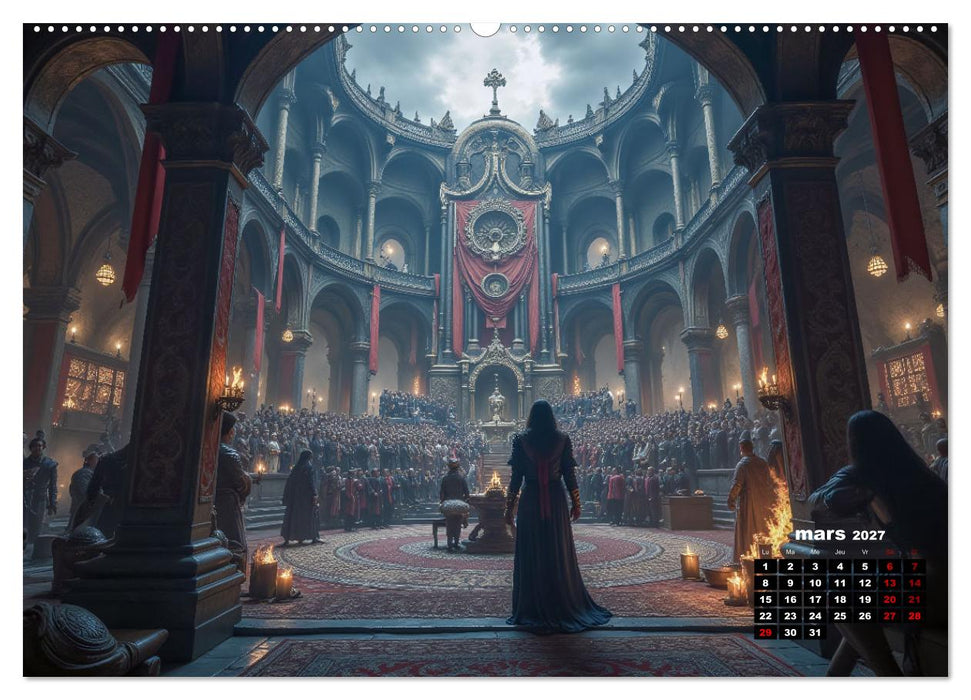 La vie pendant l'Antiquité - Rome et les Romains (CALVENDO Calendrier mensuel 2027)