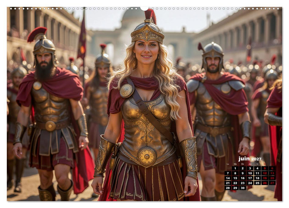 La vie pendant l'Antiquité - Rome et les Romains (CALVENDO Calendrier mensuel 2027)