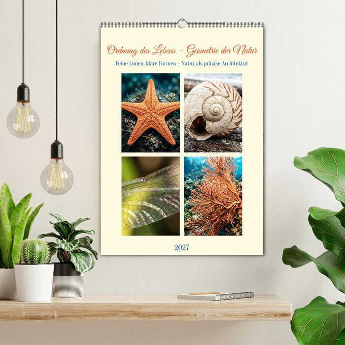 Ordnung des Lebens – Geometrie der Natur - Feine Linien, klare Formen – Natur als präzise Architektur (CALVENDO Wandkalender 2027)