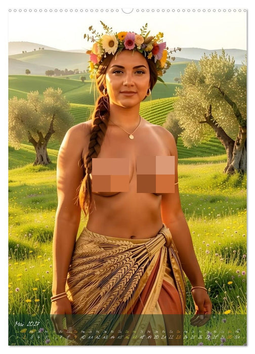 Göttinnen Griechenlands (CALVENDO Wandkalender 2027)