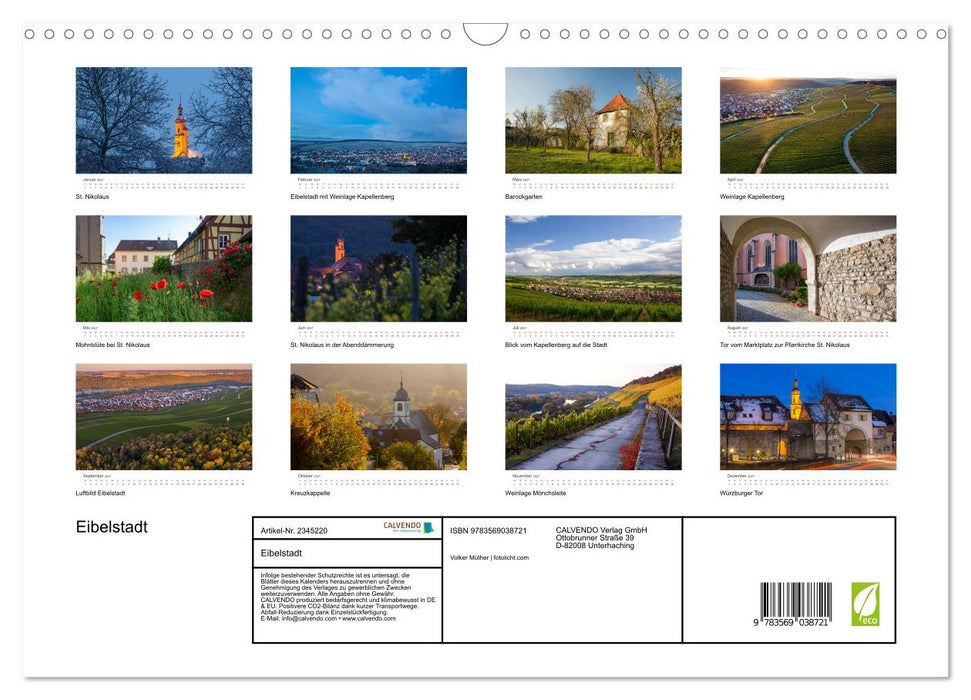 Eibelstadt (CALVENDO Wandkalender 2027)