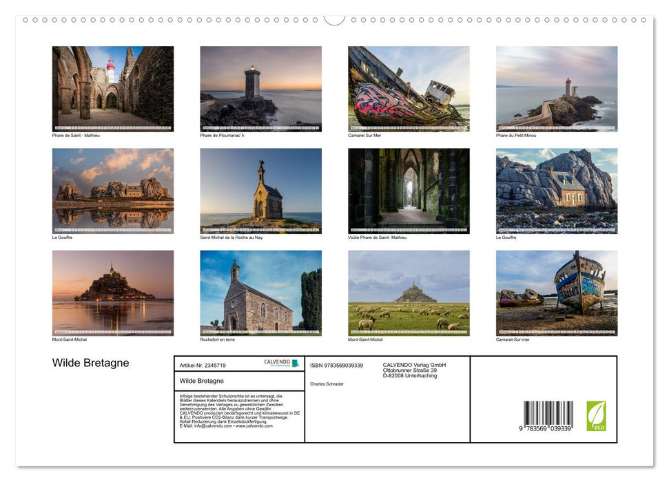 Wilde Bretagne (CALVENDO Premium Wandkalender 2027)