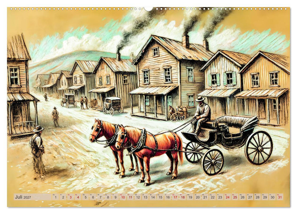 Auf den Spuren des Goldes - Vom Goldrausch am Yukon River (CALVENDO Premium Wandkalender 2027)