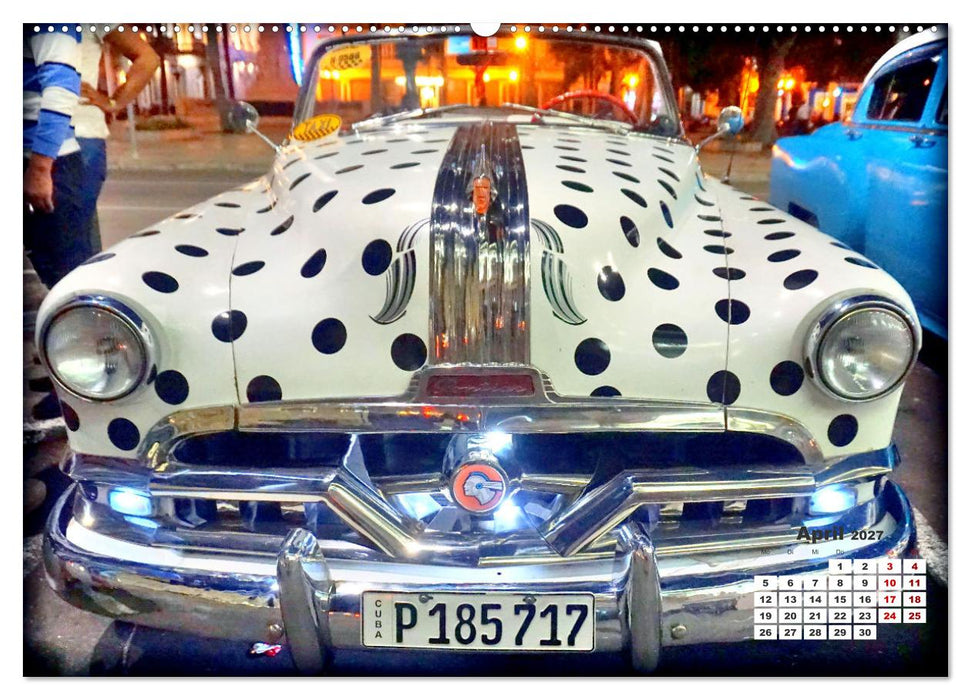 Bunte Vögel - Originelle Oldtimer in Havanna (CALVENDO Premium Wandkalender 2027)