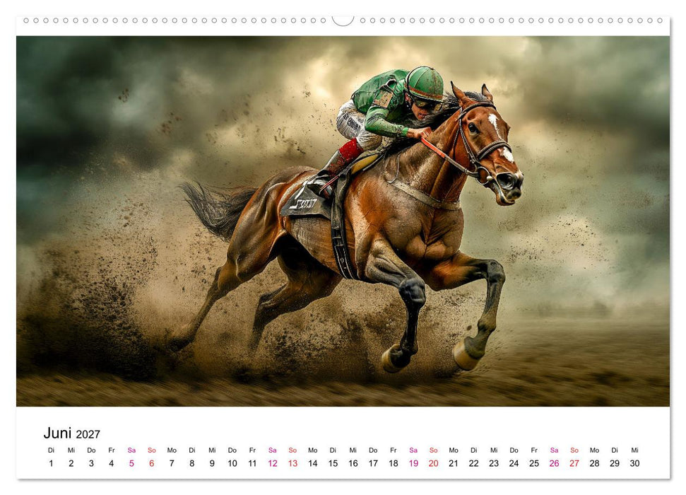 Pferderennen (CALVENDO Premium Wandkalender 2027)