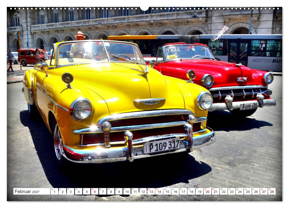 Chevy '50 - Mit 75 unterwegs in Kuba (CALVENDO Premium Wandkalender 2027)