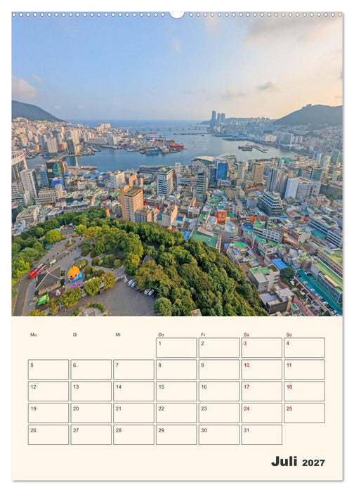 Busan - Eine Reise durch das Herz der Küstenstadt (CALVENDO Premium Wandkalender 2027)