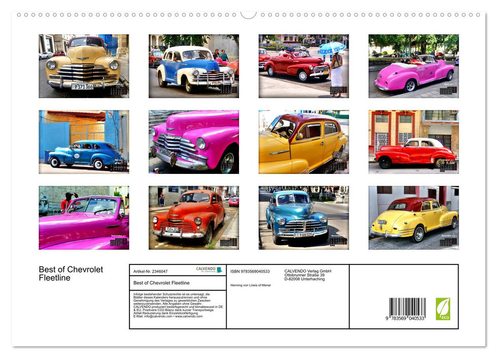 Best of Chevrolet Fleetline (CALVENDO Premium Wandkalender 2027)