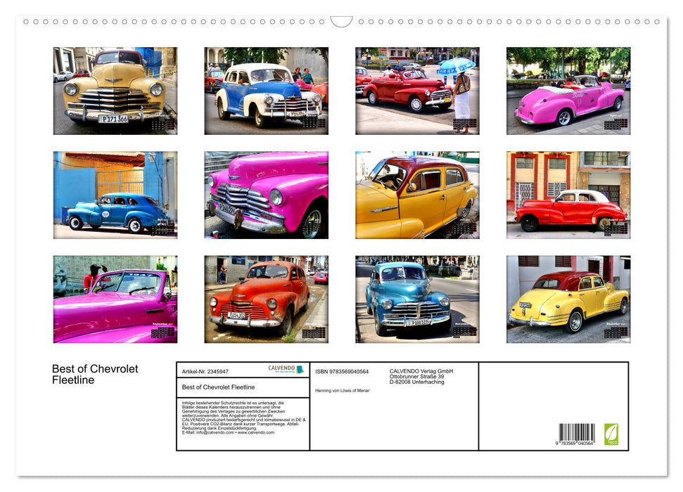 Best of Chevrolet Fleetline (CALVENDO Wandkalender 2027)