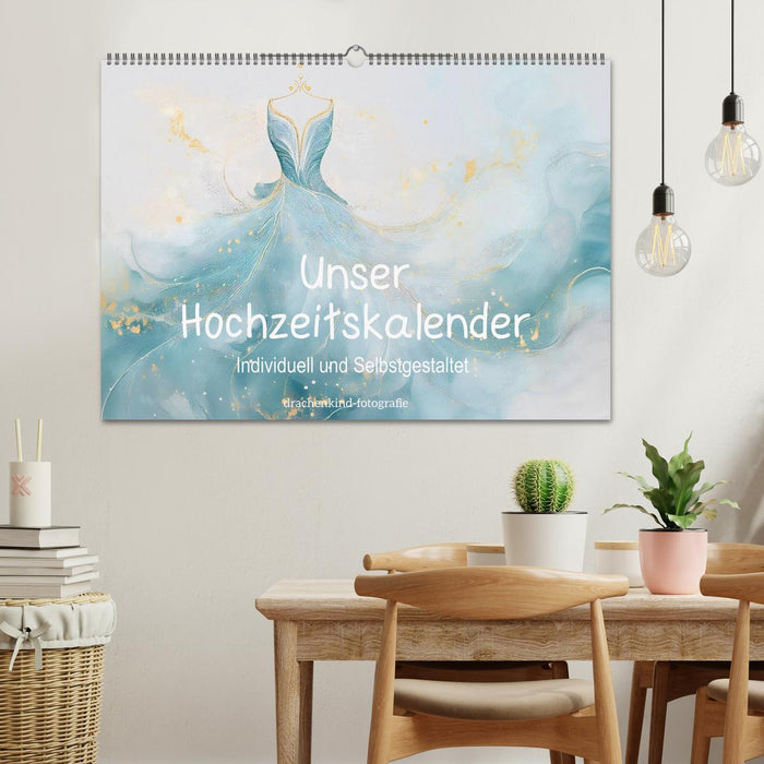 Unser Hochzeitskalender - Individuell und Selbstgestaltet (CALVENDO Wandkalender 2027)