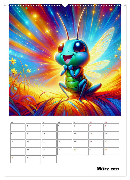 Heitere Insektenwelt (CALVENDO Wandkalender 2027)