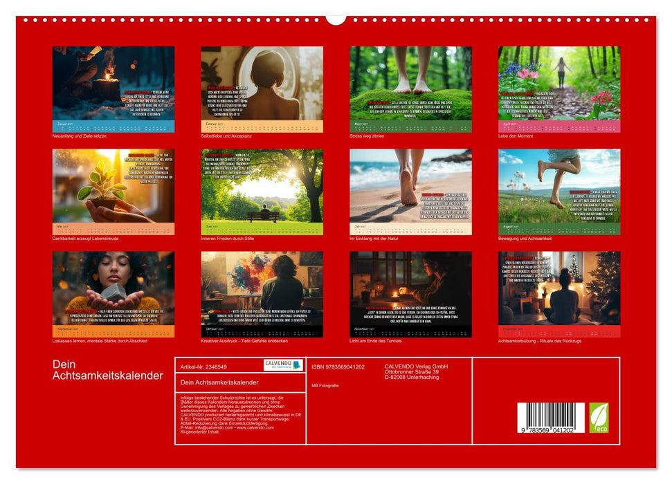 Dein Achtsamkeitskalender (CALVENDO Premium Wandkalender 2027)