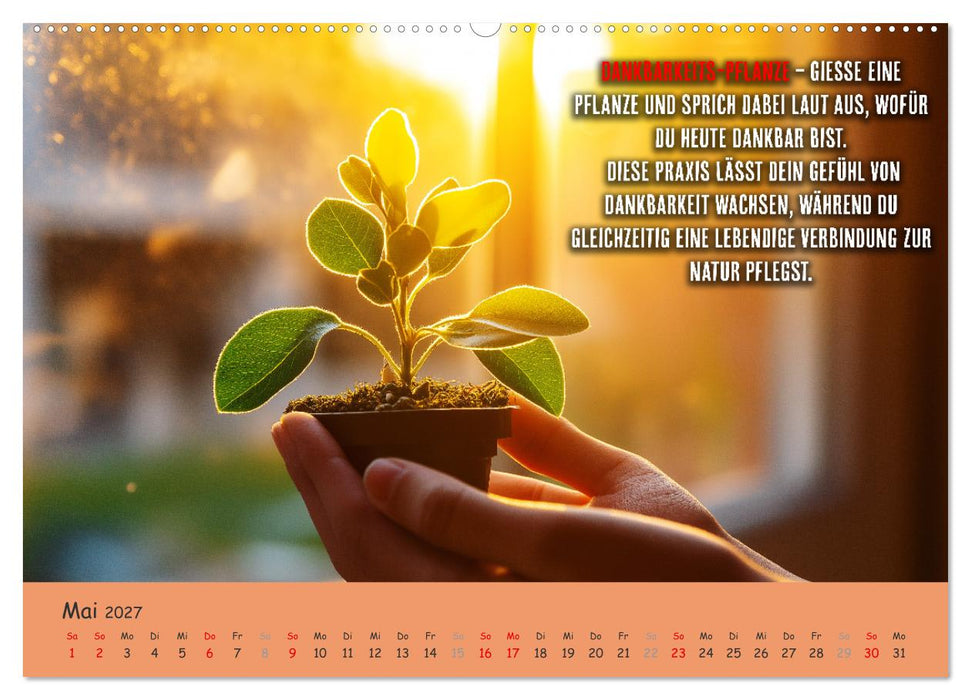Dein Achtsamkeitskalender (CALVENDO Premium Wandkalender 2027)