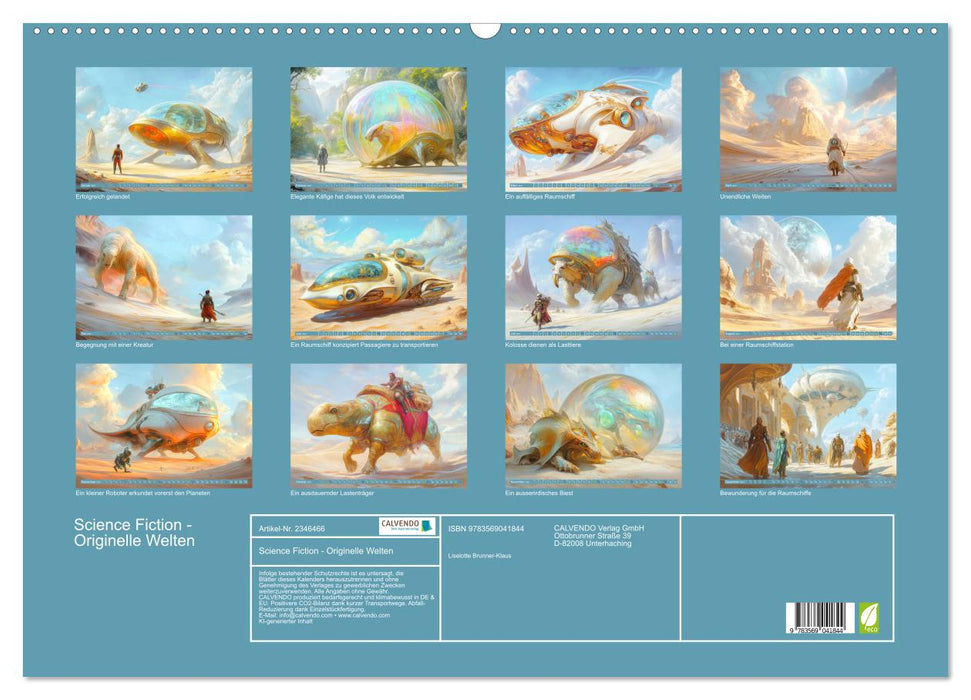 Science Fiction - Originelle Welten (CALVENDO Wandkalender 2027)