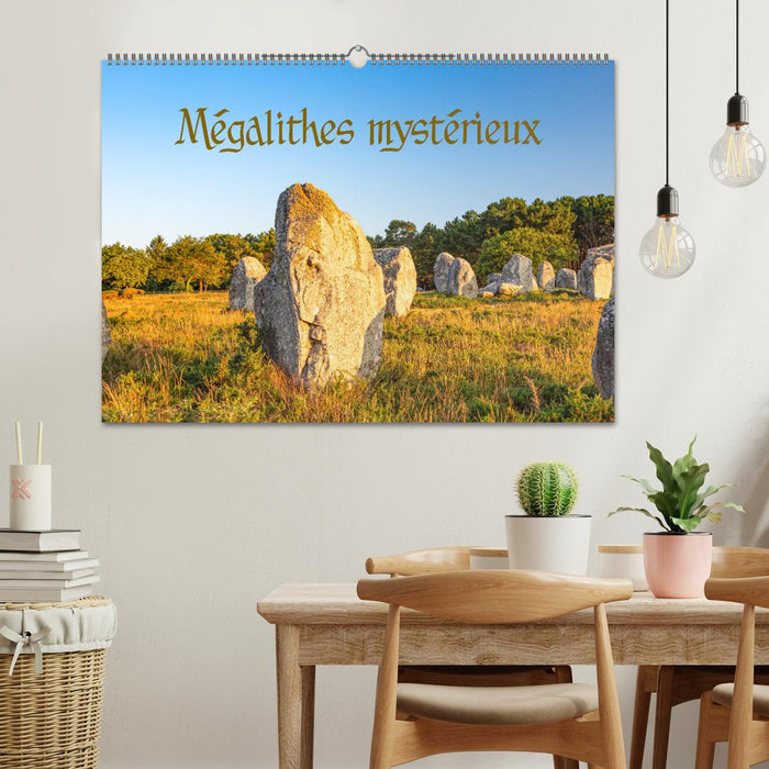 Mégalithes mystérieux (CALVENDO Calendrier mensuel 2027)