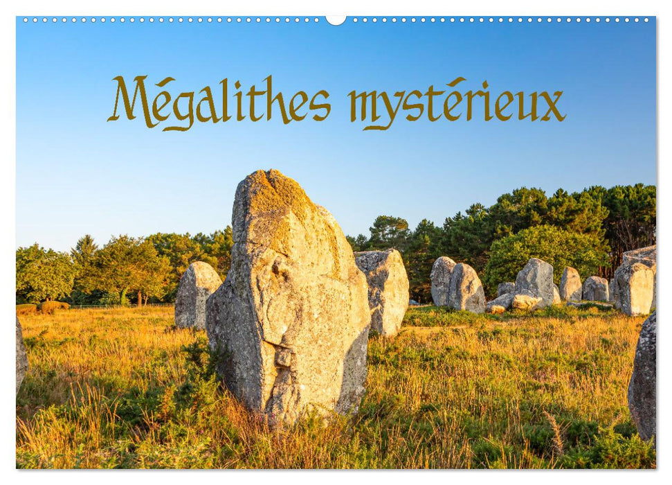 Mégalithes mystérieux (CALVENDO Calendrier mensuel 2027)