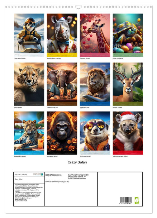 Crazy Safari (CALVENDO Wandkalender 2027)