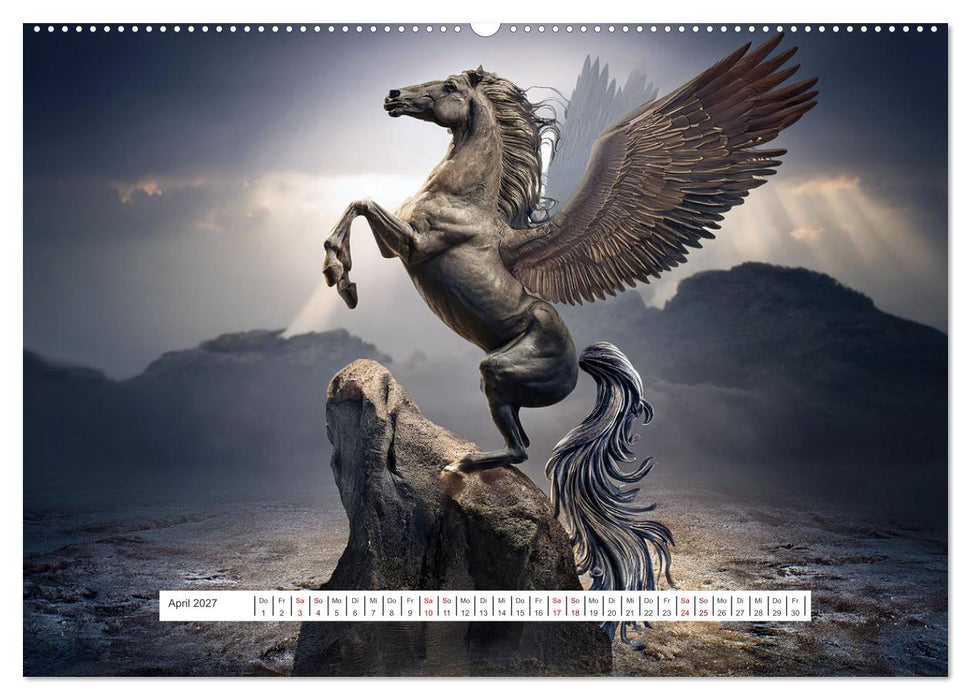 Legenden und Mythen - Legendäre Tiere (CALVENDO Premium Wandkalender 2027)
