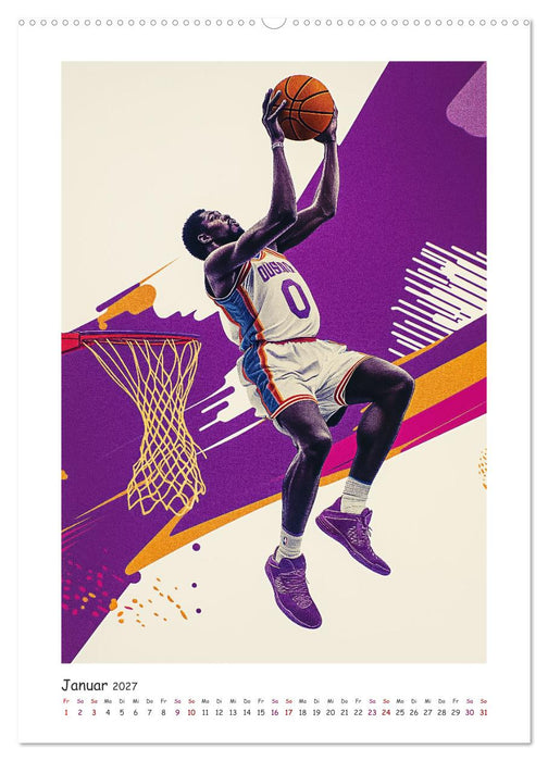 Basketball im Blut (CALVENDO Wandkalender 2027)
