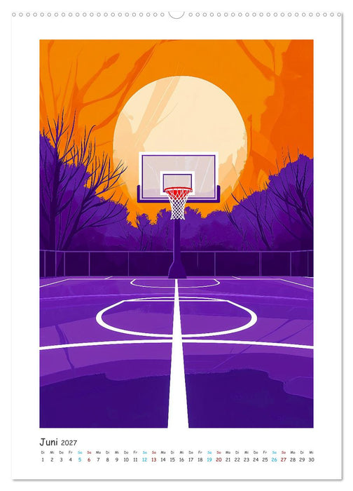 Basketball im Blut (CALVENDO Wandkalender 2027)
