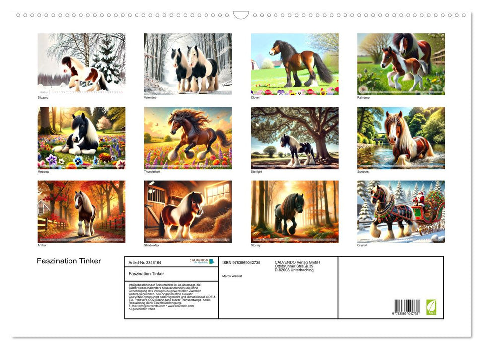 Faszination Tinker (CALVENDO Wandkalender 2027)