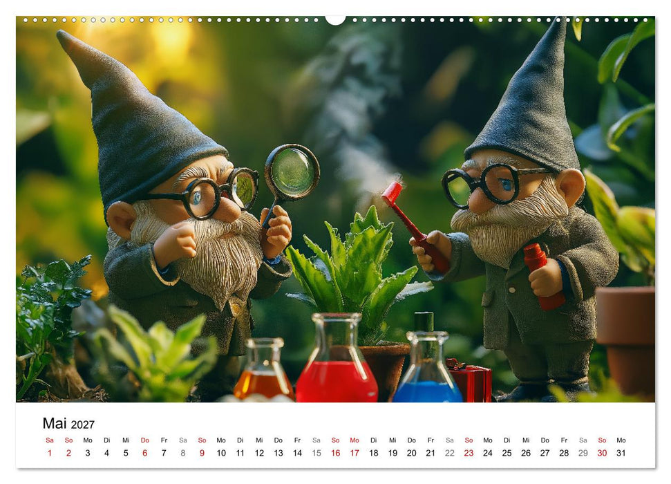 Berufe der Gartenzwerge (CALVENDO Premium Wandkalender 2027)