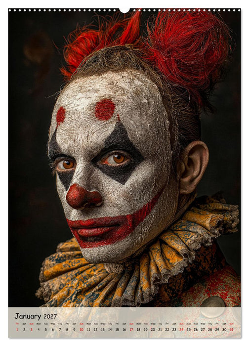 Circus Faces (CALVENDO Monthly Calendar 2027)