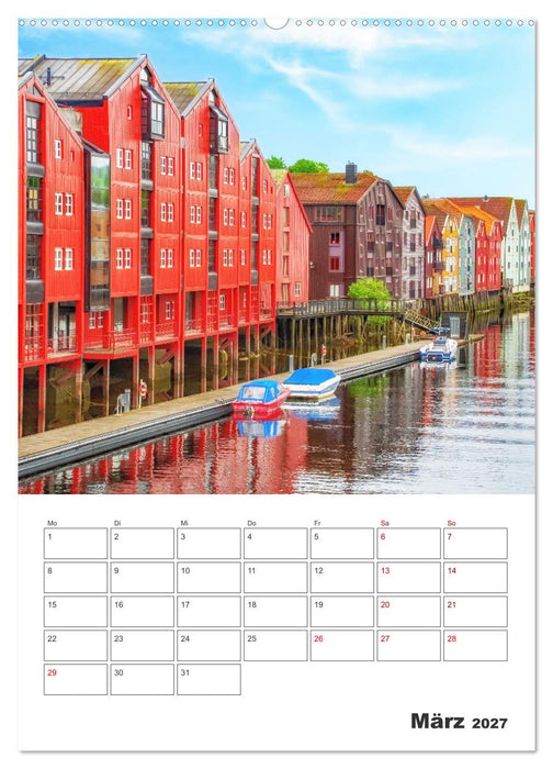 Norwegens Küstenstädte - Reiseplaner (CALVENDO Wandkalender 2027)