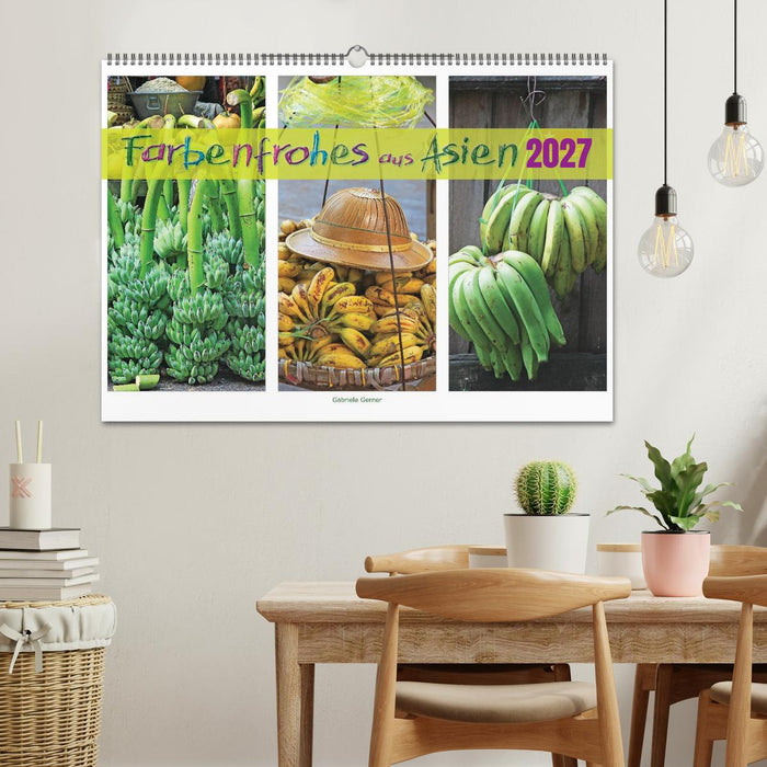 Farbenfrohes aus Asien (CALVENDO Wandkalender 2027)