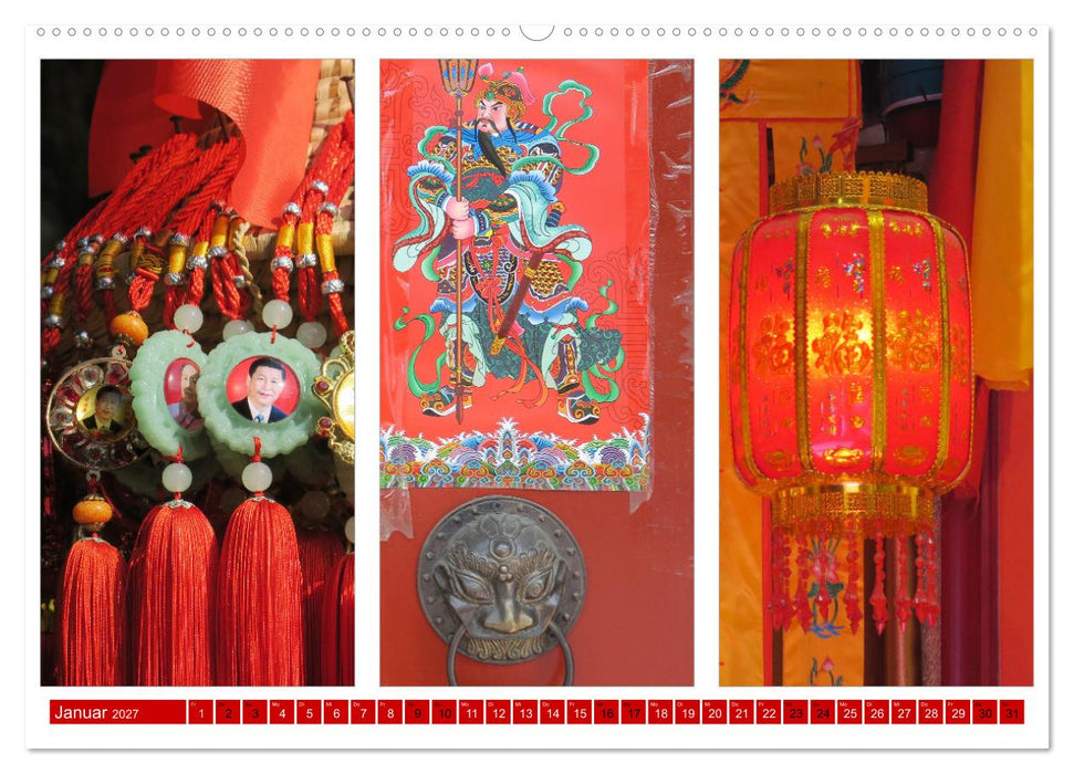 Farbenfrohes aus Asien (CALVENDO Wandkalender 2027)