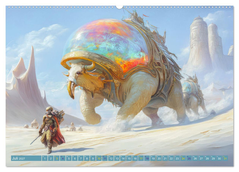 Science Fiction - Originelle Welten (CALVENDO Premium Wandkalender 2027)