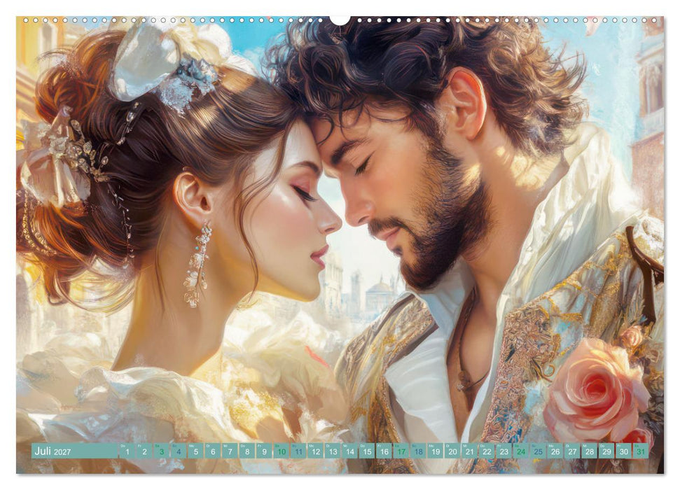 Zarte anmutige Romanzen (CALVENDO Premium Wandkalender 2027)