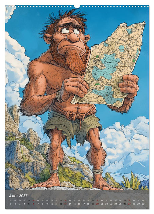Der Neandertaler - Das vergessene Volk (CALVENDO Wandkalender 2027)
