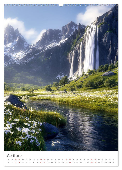 Midgard - Mythische Landschaften des Nordens (CALVENDO Premium Wandkalender 2027)