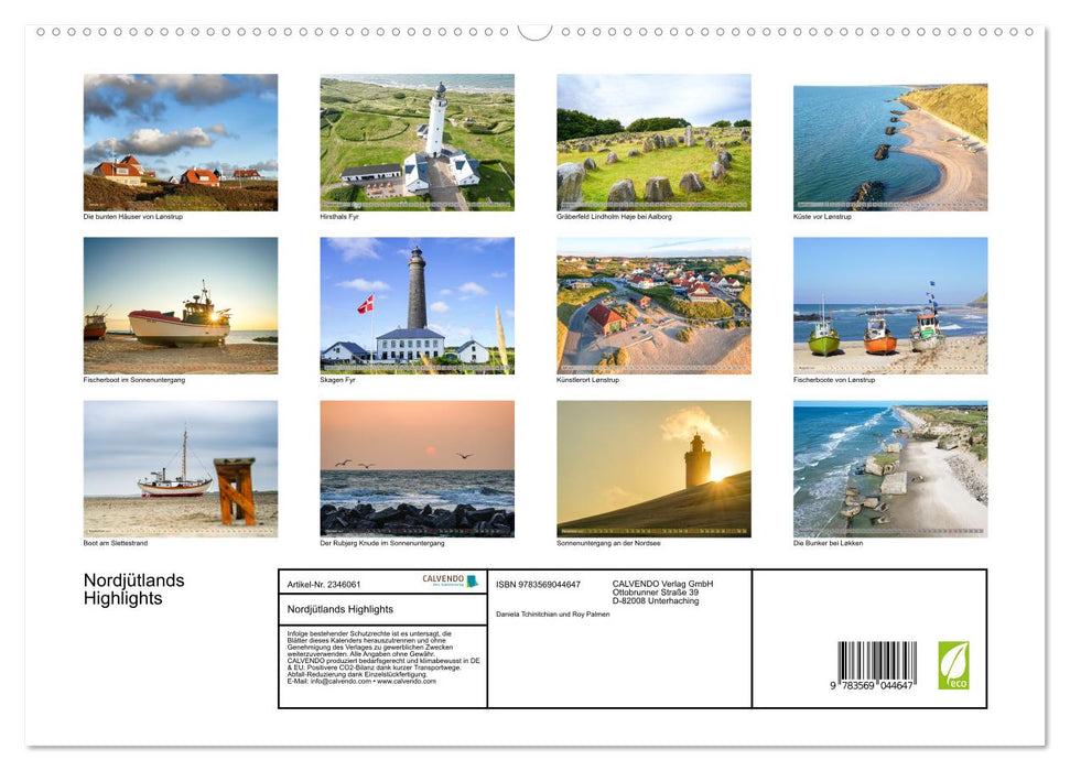 Nordjütlands Highlights (CALVENDO Premium Wandkalender 2027)