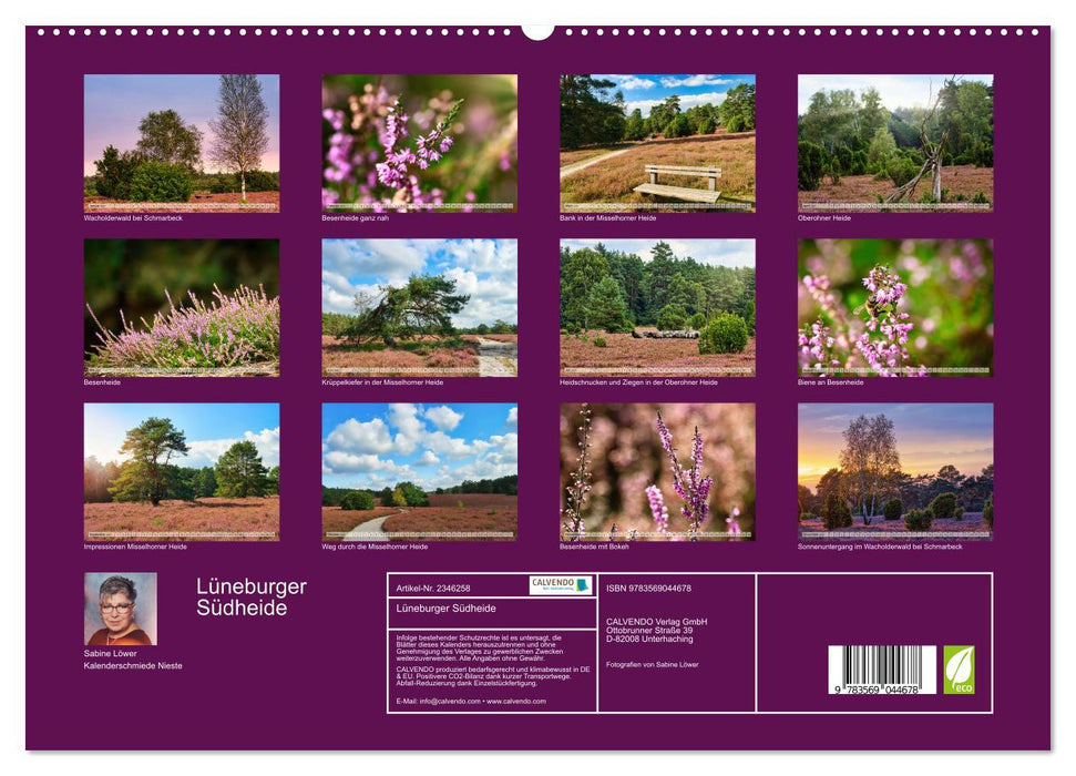 Lüneburger Südheide (CALVENDO Premium Wandkalender 2027)