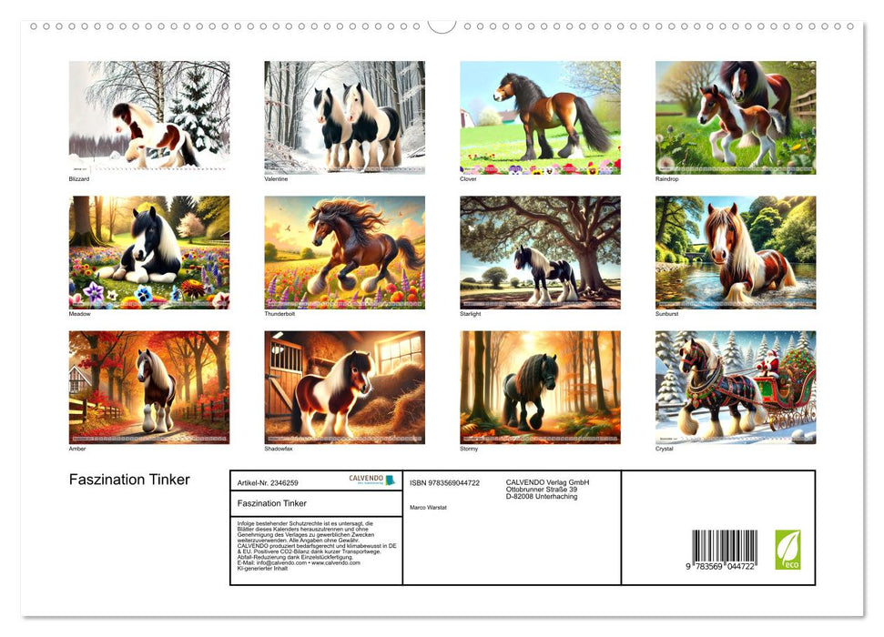 Faszination Tinker (CALVENDO Premium Wandkalender 2027)