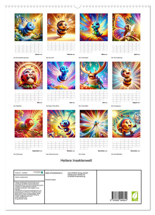 Heitere Insektenwelt (CALVENDO Premium Wandkalender 2027)