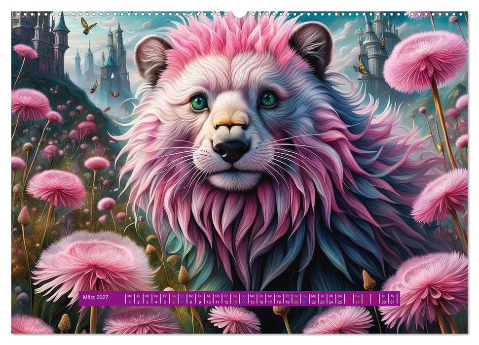 Verborgene Welten: Arkanum der mystischen Tierwesen (CALVENDO Wandkalender 2027)
