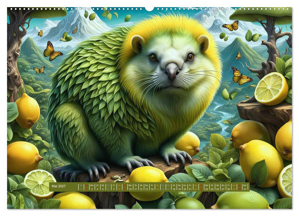 Verborgene Welten: Arkanum der mystischen Tierwesen (CALVENDO Wandkalender 2027)