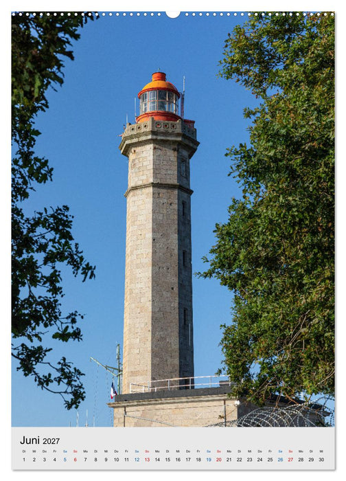 Phares Bretons Bretonische Leuchttürme (CALVENDO Wandkalender 2027)