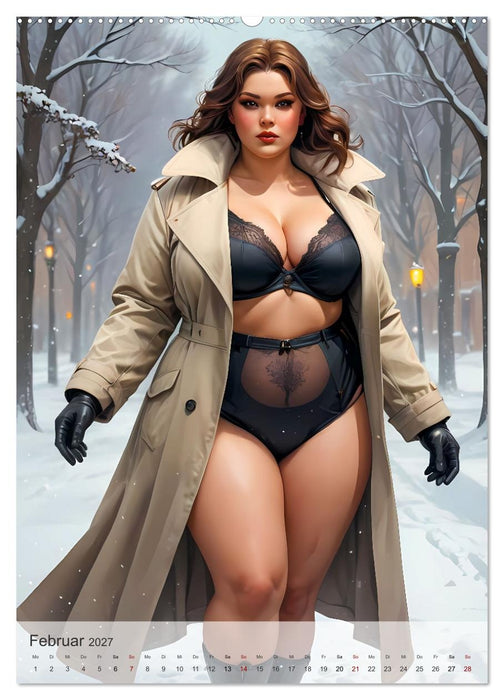 Pin-up Girls - Dralle Schönheiten (CALVENDO Wandkalender 2027)