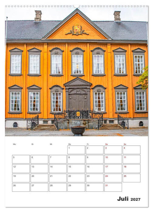 Norwegens Küstenstädte - Reiseplaner (CALVENDO Premium Wandkalender 2027)