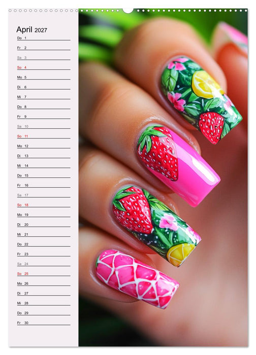 Nageldesign. Außergewöhnliche Fingernägel (CALVENDO Premium Wandkalender 2027)