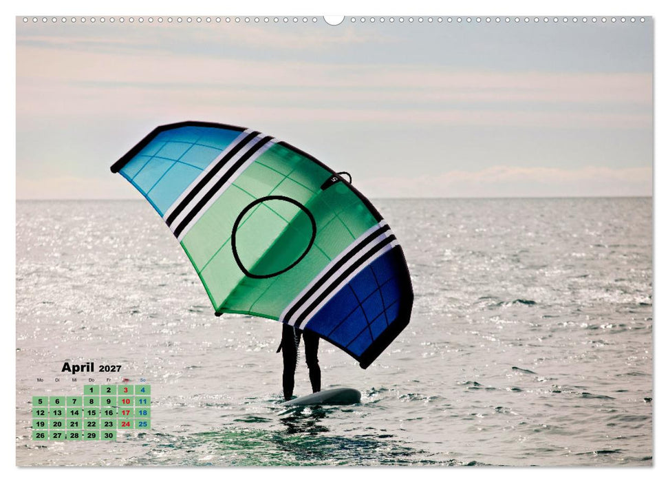 Wingfoilen - fliegen über das Wasser (CALVENDO Wandkalender 2027)