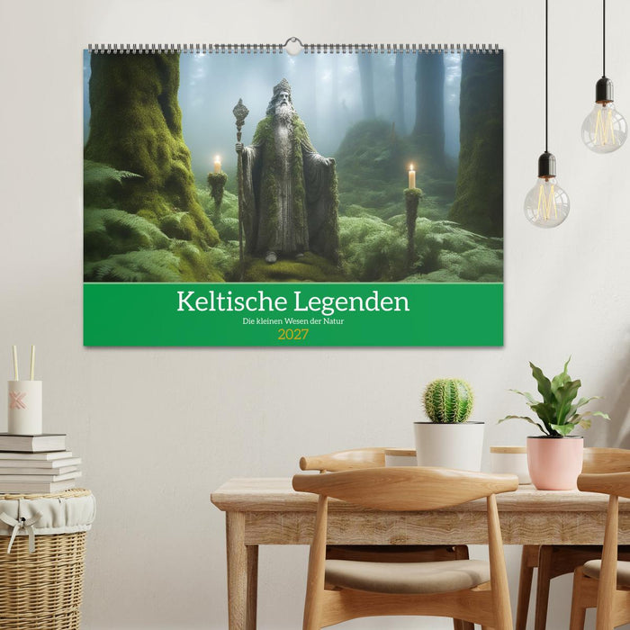 Keltische Legenden - Die kleinen Wesen der Natur (CALVENDO Wandkalender 2027)