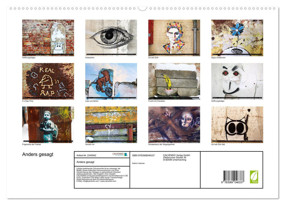 Anders gesagt (CALVENDO Premium Wandkalender 2027)