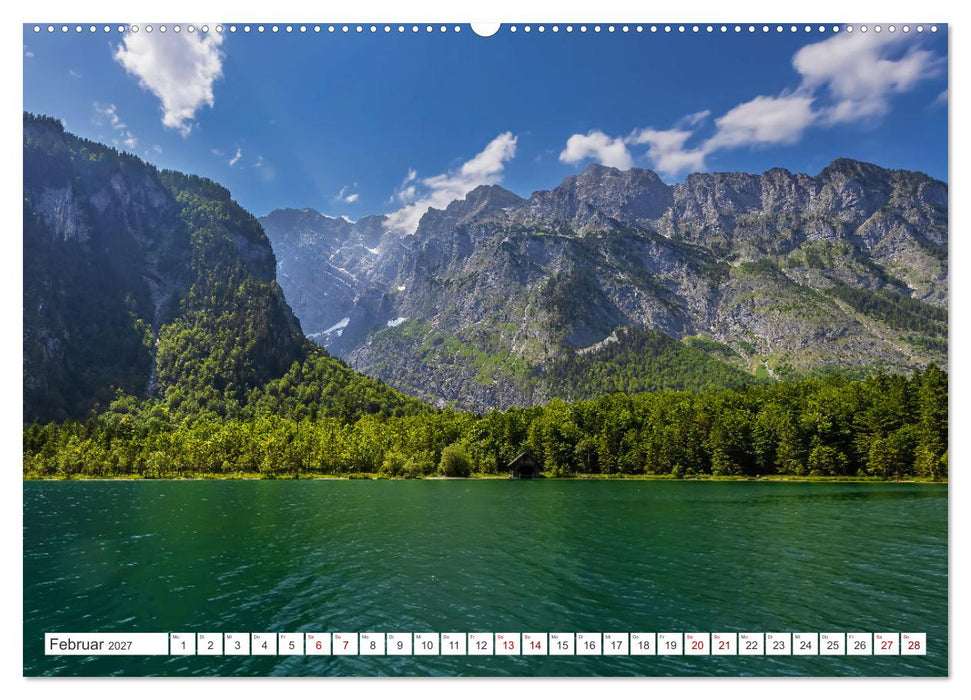 Bayern - Seen, Berge, Landschaft (CALVENDO Wandkalender 2027)