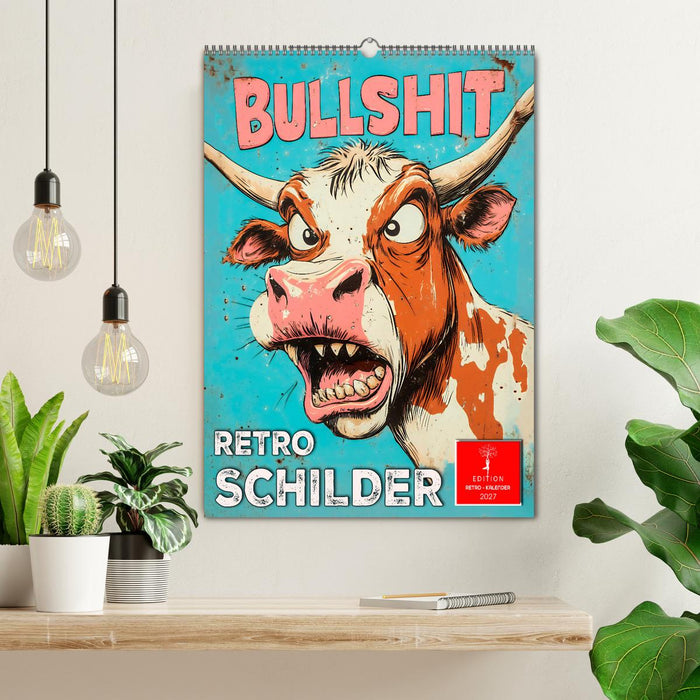 Retro Schilder (CALVENDO Wandkalender 2027)